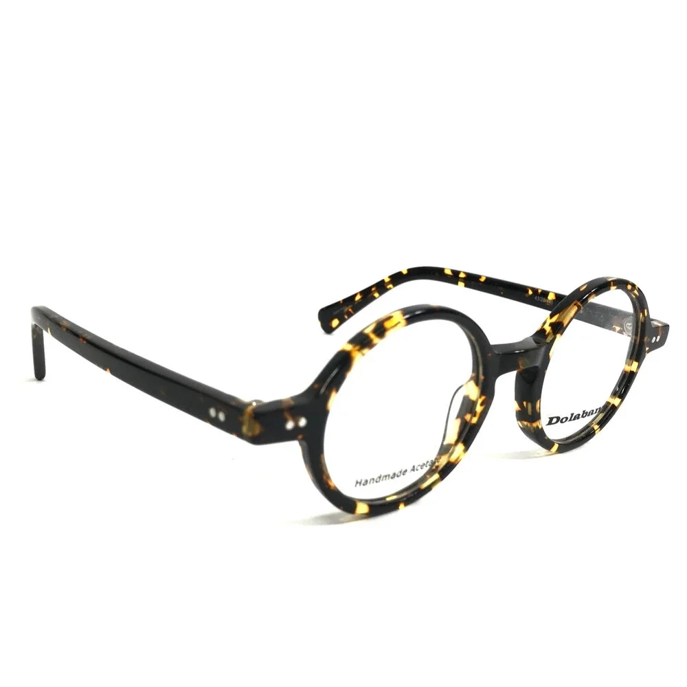 Dolabany Eyeglasses Frames BAXTER SAND DEMI Tortoise Round Full Rim 43-20-145